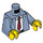 LEGO Detective Ace Brickman Minifig Torso (973 / 76382)