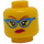 LEGO Diner Waitress Head (Recessed Solid Stud) (3626 / 14625)