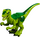LEGO Dino Raptor avec Green et Dark Green Retour