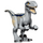 LEGO Dinosaurus Raptor / Velociraptor met Dark Blauw en Tan Markings