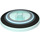 LEGO Dish 4 x 4 with Black, Light Blue and Silver Circles (Solid Stud) (3960 / 40568)