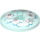 LEGO Dish 4 x 4 with Clouds and Snowflakes Pattern (Solid Stud) (3960 / 36963)