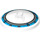 LEGO Dish 4 x 4 with Dark Azure Circle Pattern (Solid Stud) (23907 / 30065)