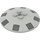 LEGO Dish 6 x 6 mit Grau vents (Feste Noppen) (21599 / 101647)