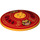 LEGO Dish 8 x 8 avec Asian Characters et Lion (3961 / 83768)