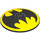 LEGO Dish 8 x 8 with Batman Logo (3961 / 107108)