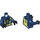 LEGO Diver Policeman Minifig Torse (973 / 76382)