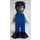 LEGO Diver con Blu Casco, Nero Frogman Visore, Giallo Airtank e Nero Flippers Minifigure