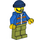 LEGO Dock Worker met Zwart Baard Minifiguur