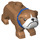 LEGO Hond - Bulldog met Blauw Collar (66260)