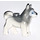 LEGO Dog - Husky with Blue Eyes and Marbled Gray