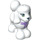 LEGO Dog - Poodle with Purple Scarf (12997)