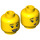 LEGO Dog Sitter Minifigure Head (Recessed Solid Stud) (3626 / 61326)