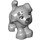 LEGO Chien avec Dark Stone Gris Spots (84042)