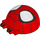 LEGO Dome 6 x 6 x 3 mit Scharnier Stubs mit Spider-Man Maske (50747 / 84855)