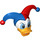 LEGO Donald Duck Head with Jester Hat (1825)