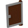 LEGO Door 1 x 4 x 5 Right with Reddish Brown Glass (73194)