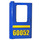 LEGO Door 1 x 4 x 5 Train Left with &#039;60052&#039; Sticker (4181)