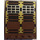 LEGO Door 2 x 5 x 5 Revolving with Gold/Black Room Divider (30102 / 30344)