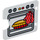LEGO Porte 3 x 4 avec Cut Out avec Pie dans Oven (27382 / 29321)
