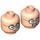 LEGO Dr. Egon Spengler Minifigure Head (Recessed Solid Stud) (3626 / 18875)