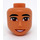 LEGO Dr. Marlon Mannelijk Minidoll Hoofd (28649 / 101231)