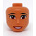 LEGO Dr. Marlon Male Minidoll Head (28649 / 101231)