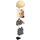 LEGO Draco Malfoy mit Schwarz Umhang Minifigur