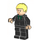 LEGO Draco Malfoy с Черно Костюм (Намръщи се / Scared) Минифигурка