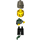 LEGO Drachen Knight mit Kette Gürtel und geschlossen Helm, Green Feder Minifigur