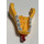 LEGO Dragon Lower Jaw with Dark Red Beard