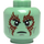 LEGO Drax with Holiday Sweater Minifigure Head (Recessed Solid Stud) (1803 / 3626)