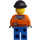LEGO Driver mit Gestrickt Deckel Minifigur