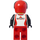 LEGO Conducteur avec Rouge Casque - Femelle Minifigurine