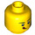 LEGO Drone Boy Head (Recessed Solid Stud) (3626)