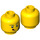 LEGO Drone Boy Head (Recessed Solid Stud) (3626)