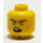 LEGO Dual Sided Head with Smirk (Recessed Solid Stud) (3626)