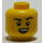 LEGO Dual Sided Head with Smirk (Recessed Solid Stud) (3626)