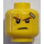 LEGO Dual Sided Kai Head with Scar and Bandage Strip (Recessed Solid Stud) (3626 / 33812)