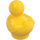 LEGO Duck with Orange Beak with Eyes (49661 / 58039)