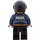 LEGO Duke Detain mit Dark Blau Polizei Uniform Minifigur