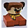 LEGO Duplo 2x2 Base Figure Brick - Dog Duplo Figure