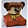 LEGO Duplo 2x2 Base Figure Backstein - Hund Duplo Abbildung