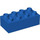 LEGO Duplo Blauw Steen 2 x 4 (3011 / 31459)