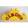 LEGO Duplo Bow 2 x 6 x 2 with &quot;CIRCUS&quot; (4197)