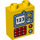 LEGO Duplo Backstein 1 x 2 x 2 mit Cash/ATM Machine mit Unterrohr (15847 / 25385)