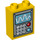 LEGO Duplo Brick 1 x 2 x 2 with Number keypad  with Bottom Tube (15847 / 29006)