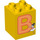 LEGO Duplo Brick 2 x 2 x 2 with B for Ballerina (31110 / 92992)