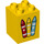 LEGO Duplo Brick 2 x 2 x 2 with Crayons (21112 / 31110)