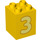 LEGO Duplo Duplo Backstein 2 x 2 x 2 mit Number 3 (31110 / 77920)